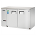 Thumbnail image #1 for Everest Refrigeration EBB59-SS Two-Section Back Bar Refrigerator with Solid Hinged Doors