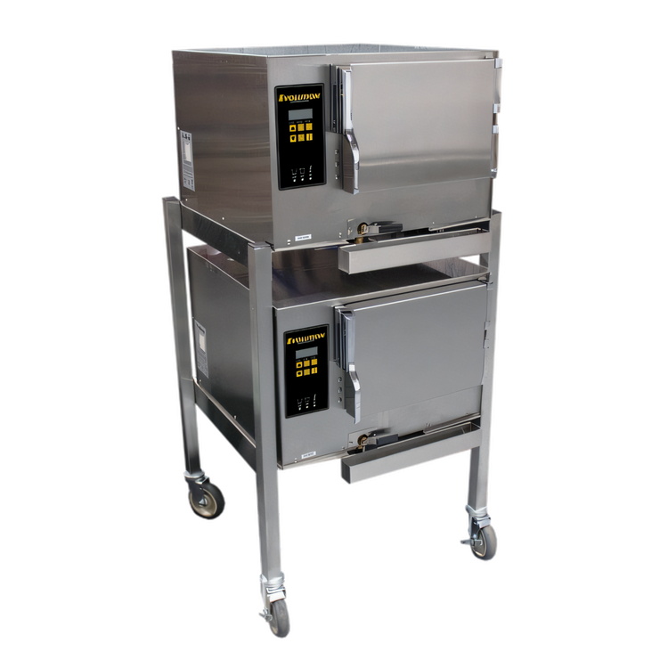 Product image #1 for AccuTemp Evolution Double-Stack Boilerless Convection Steamer, 2 Compartments, 6 Full-Size Pan Capacity, Dual Voltage 208/240V, 3-Phase