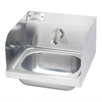 Krowne 16-Inch Wall-Mount Hand Sink Package with Electronic Sensor Faucet