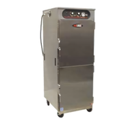 hotLOGIX HL9-8 Half-Height Humidified Holding Cabinet with Solid Door, 16 Pan Capacity