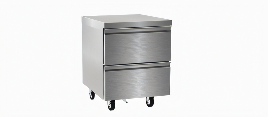 Product image #1 for Delfield 27-Inch One-Section Two-Drawer Self-Contained Undercounter Freezer Base