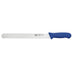 Thumbnail image #1 for Winco Stäl 12-Inch Wavy Edge Slicer Knife with Blue Polypropylene Handle
