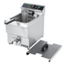 Thumbnail image #1 for Adcraft Countertop Electric Deep Fryer with Faucet, Single Tank, 6 Liter, 208/240V