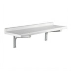 Thumbnail image #2 for Cambro Camshelving® CSWS1836SK480 Wall-Mounted Solid Polypropylene Shelf, 36W x 18D x 13-1/2H, Speckled Gray, 2-Inch Backsplash