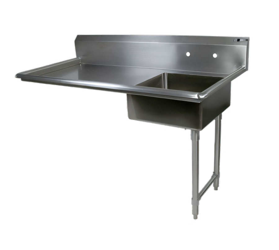 Product image #1 for John Boos Straight Soiled Undercounter Dishtable, Right-to-Left, 50W x 30D x 44H