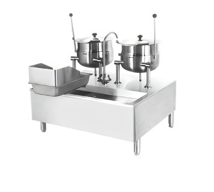 Product image #1 for 6-Gallon Direct Steam Kettle/Cabinet Assembly with 18-Inch Cabinet Base