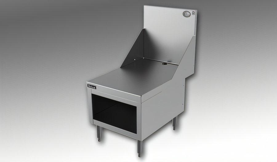 Product image #1 for Top Shelf ES18 Freestanding Stainless Steel Underbar Blender Stand with Flat Work Top, 18 x 27-3/4 Inches