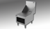 Thumbnail image #1 for Top Shelf ES18 Freestanding Stainless Steel Underbar Blender Stand with Flat Work Top, 18 x 27-3/4 Inches
