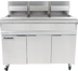 Thumbnail image #1 for MJ Performance MJ350 Triple 50 lb. Open-Pot Gas Floor Fryer