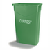 Thumbnail image #1 for Trimline 23 Gallon Rectangular Compost Waste Container