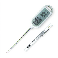 CDN Waterproof Dishwasher Thin Tip Digital Pocket Thermometer with 4.5-Inch Stem