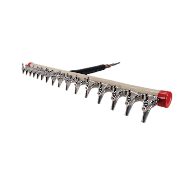 Product image #1 for Micro Matic Kool-Rite 16-Faucet Glycol-Cooled Draft Tower Insert Module with Long Shanks, 48-Inch Wide