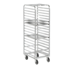 Thumbnail image #1 for Channel Manufacturing WA04 Walk-In End-Load Aluminum Bun Pan Rack, 13 Full-Size Pan Capacity, 4-Inch Spacing, 5-Inch Casters