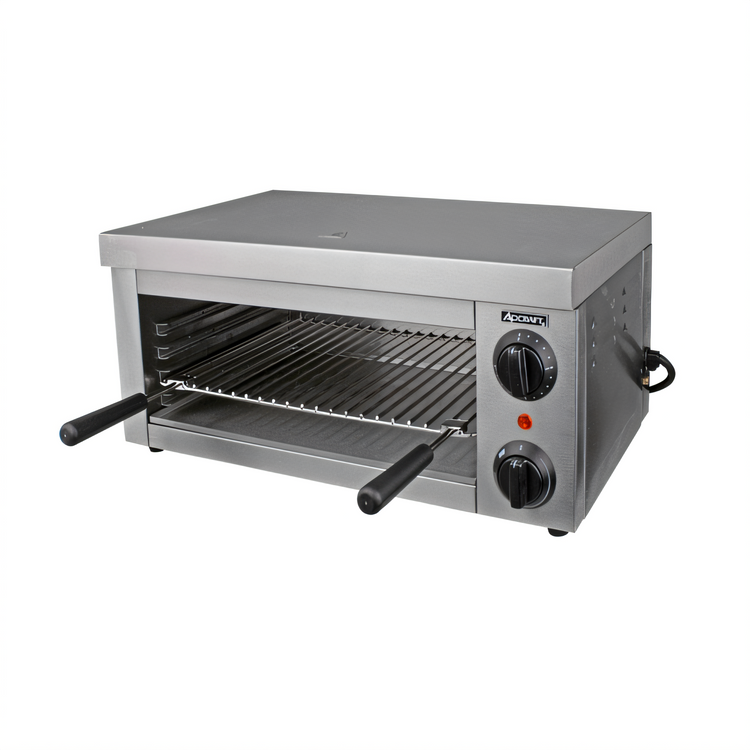 Product image #1 for 24-Inch Stainless Steel Countertop Electric Cheesemelter with 4 Rack Positions, 1.2 kW, 120V