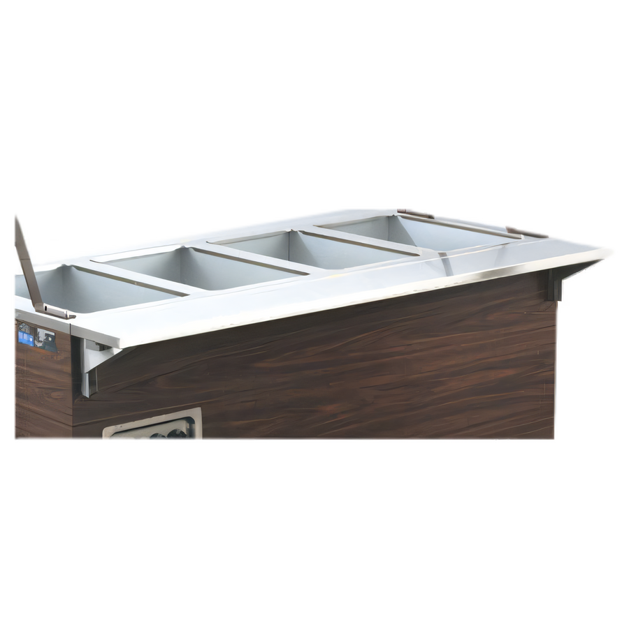 Product image #1 for Vollrath 2-Series Affordable Portable 24-Inch Stainless Steel Fold-Down Plate Rest with Mounting Kit