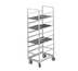 Thumbnail image #1 for Channel Stainless Steel Single-Section Cafeteria Tray Rack for 14