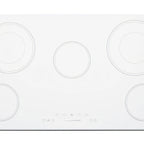 Thumbnail image #1 for Summit Commercial CR5B36TXW 36-Inch Built-In Radiant Electric Cooktop, 5 Elements, White Ceramic Glass, Digital Touch Controls