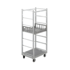 Thumbnail image #1 for Channel Manufacturing PCR7 7-Level Stationary Aluminum End-Load Produce Crisping Rack, 33.5 x 29 x 72 Inches