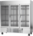Thumbnail image #1 for Beverage-Air Horizon Series Three-Section Glass Door Reach-In Refrigerator, 70.19 Cu. Ft., Bottom Mount
