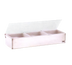 Thumbnail image #1 for Vollrath Kondi-Keeper Stainless Steel 3-Quart 3-Compartment Condiment Dispenser with Standard Plastic Lid