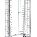 Thumbnail image #1 for Quantum TC-20CO Full-Size Conductive Side-Loading Tray Cart, 20-Tray Capacity, Chrome-Plated Steel Wire, 18"W x 30"D x 69"H