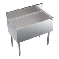 Krowne Royal Series 36-Inch Underbar Ice Bin/Cocktail Unit, 110 lb. Capacity