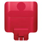 Thumbnail image #1 for Rubbermaid Slim Jim 2007905 Recycling Station Billboard Sign, Red, Fits 23-Gallon Containers, 11-3/4"W x 1-3/4"D x 14-1/4"H