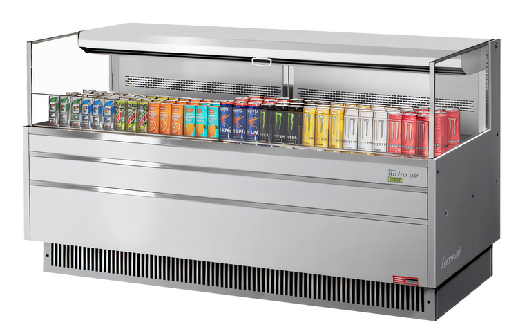 Product image #1 for Turbo Air Low-Profile Horizontal Open Display Merchandiser, 70-3/4-Inch, 9.7 Cu. Ft., Deck Only