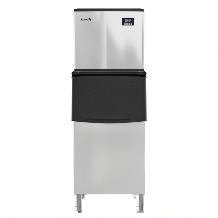 Product image #1 for Koolmore Commercial Freestanding Full Cube Ice Machine with 200 lb Bin, 420 lb Daily Production
