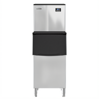Koolmore Commercial Freestanding Full Cube Ice Machine with 200 lb Bin, 420 lb Daily Production
