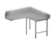 Thumbnail image #1 for John Boos Pro-Bowl Premium Corner Clean Dishtable, 60 x 48 Inches, Left-To-Right, 14-Gauge Stainless Steel