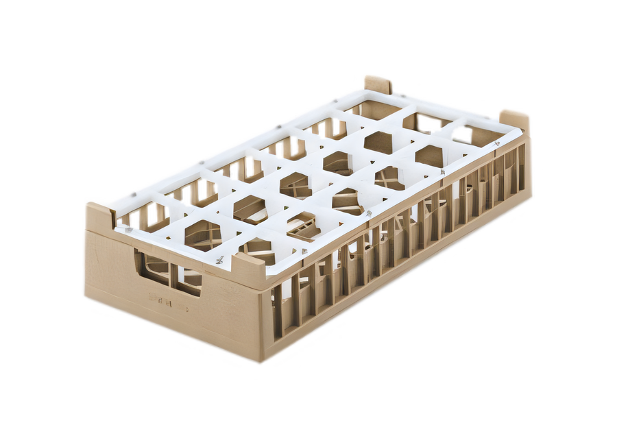 Product image #1 for Vollrath Signature Half-Size 18-Compartment Medium Glass Rack