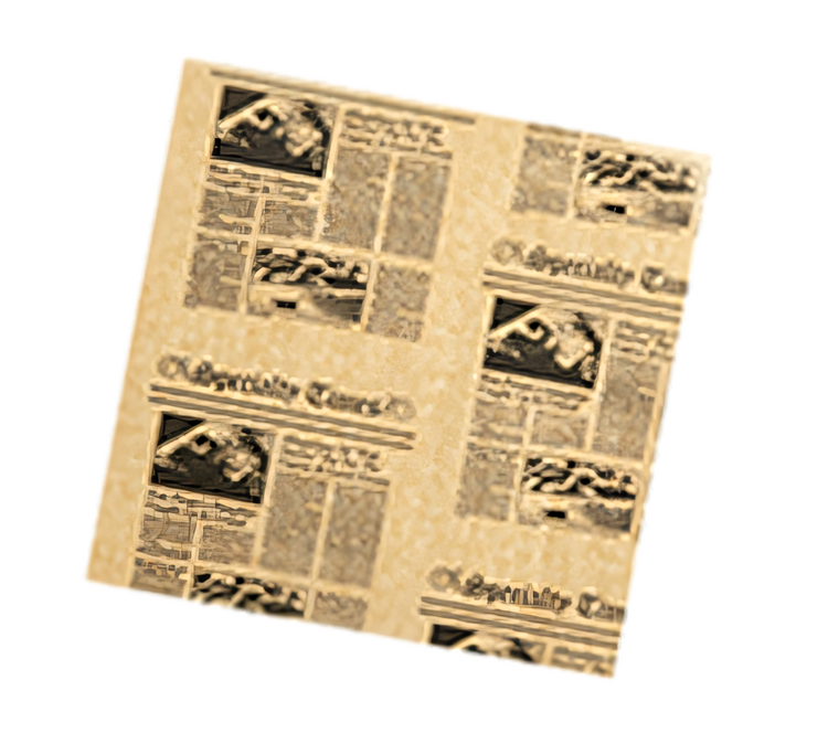 Product image #1 for American Metalcraft 10-Inch Square Natural Newspaper Fry & Basket Paper Liners, 1,000/Pack