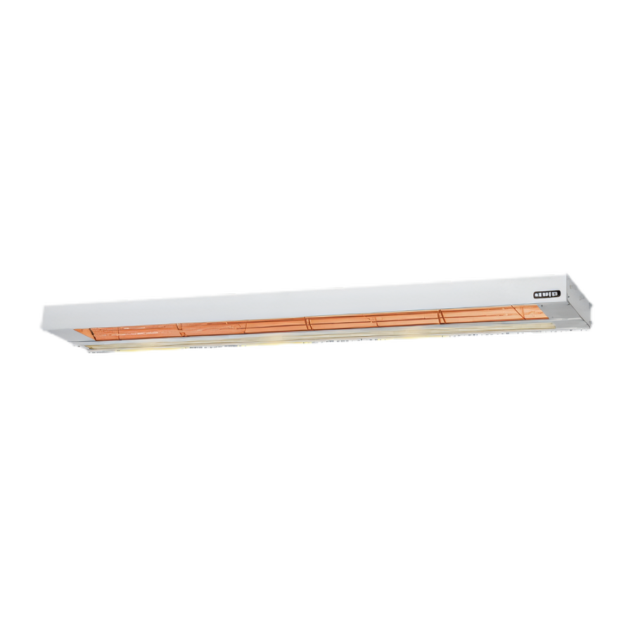 Product image #1 for Nemco 24-Inch Single Lighted Remote-Control Infrared Strip Heater