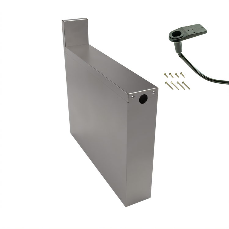 Product image #1 for BK Resources Underbar Soda Gun Holder with Drain Tube Hole, 4 Inch Wide x 21 Inch Deep