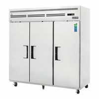 Everest ESR3 Three-Section Reach-In Refrigerator, 71 Cu. Ft., Top-Mounted Self-Contained R290, 115V