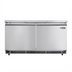 Thumbnail image #1 for KoolMore 60-Inch Commercial Refrigerated Prep Station Cold Table, 2-Door, 12-Pan Capacity