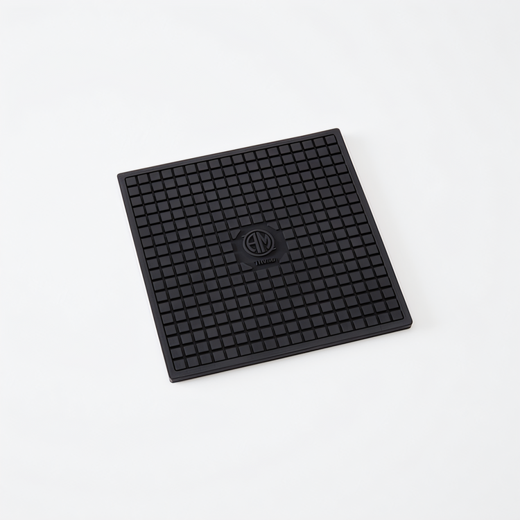 Product image #1 for 6 Inch Square Silicone Trivet, Black