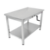 Thumbnail image #1 for John Boos ADA Adjustable Height Stainless Steel Work Table with Undershelf, 48 x 30 Inches