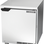 Thumbnail image #1 for Beverage Air WTR27AHC-FIP 27-Inch One-Section Worktop Refrigerator, Solid Door, Stainless Steel Exterior, Rear-Mounted Self-Contained Refrigeration