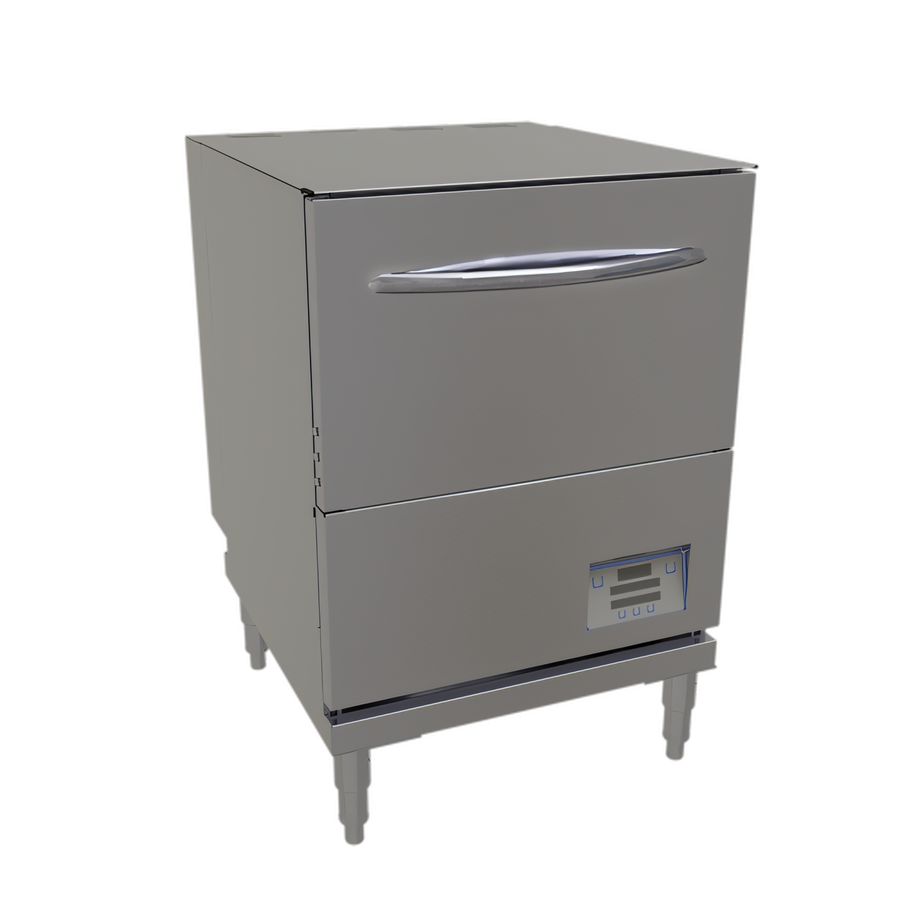 Product image #1 for Glastender GD24HT 24-Inch High-Temperature Door-Type Underbar Glasswasher with Built-In Booster