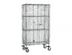 Thumbnail image #1 for Metro Super Erecta Mobile Chrome-Plated Security Cage with 2 Intermediate Shelves