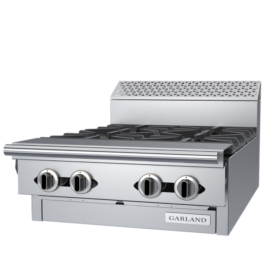 Product image #1 for Garland Cuisine Series Heavy Duty 24-Inch Gas Add-A-Unit Range, Modular Top, 4 Open Burners