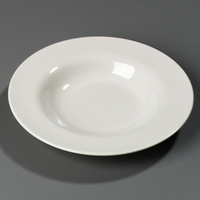 Sierrus 12-Inch Bone Melamine Chef Salad/Pasta Bowl, 20 oz.
