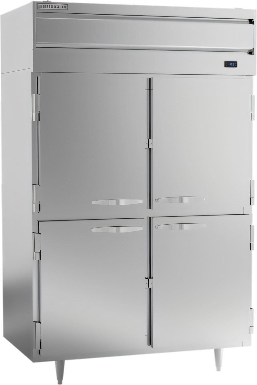 Product image #1 for Beverage-Air P Series Two-Section Top-Mount Reach-In Freezer with 4 Half-Solid Doors, 44.57 Cu. Ft.