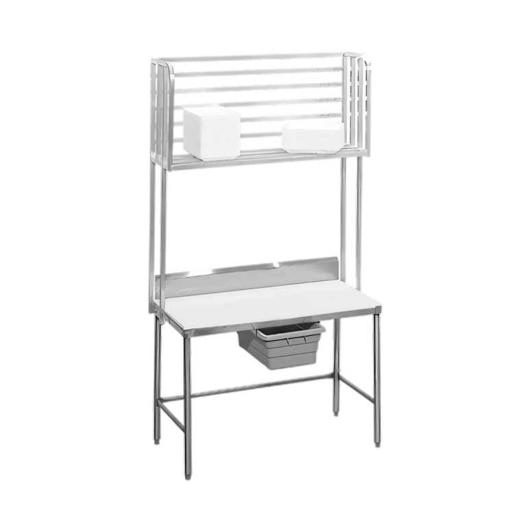 Product image #1 for Channel Manufacturing Table-Mounted Aluminum Boat Rack, 74.5 Inches Wide x 15 Inches Deep x 60 Inches High
