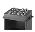 Thumbnail image #1 for Cambro 12-Compartment Polyethylene Cutlery Rack Only for Tray & Dish Carts, Slate Blue