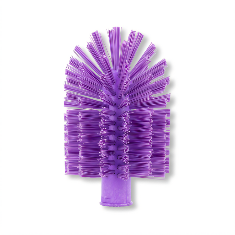 Product image #1 for 4-Inch Diameter Pipe & Valve Brush with Purple Polyester Bristles
