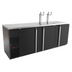 Thumbnail image #1 for Pro-Line E-Series Three-Section Draft Beer Cooler, 95.5-Inch Wide, 5-Keg Capacity, Black