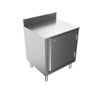 Thumbnail image #1 for BK Resources UBC-21-F24HL Stainless Steel Underbar Cabinet, 24 x 21 in, Flat Top, No Backsplash, Hinged Locking Door, Adjustable Legs